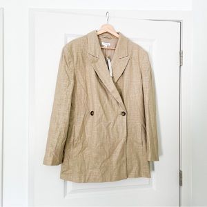TOPSHOP • linen weekend blazer
